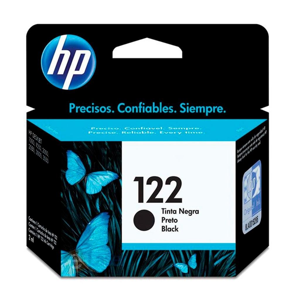 Cartucho de Tinta HP 122, Preto - CH561HB Cartucho de Tinta HP 122, Preto - CH561HB