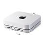 Suporte e Cubo de Alumínio Satechi para Mac Mini, USB-C, Branco - ST-ABHFS