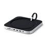 Suporte e Cubo de Alumínio Satechi para Mac Mini, USB-C, Branco - ST-ABHFS