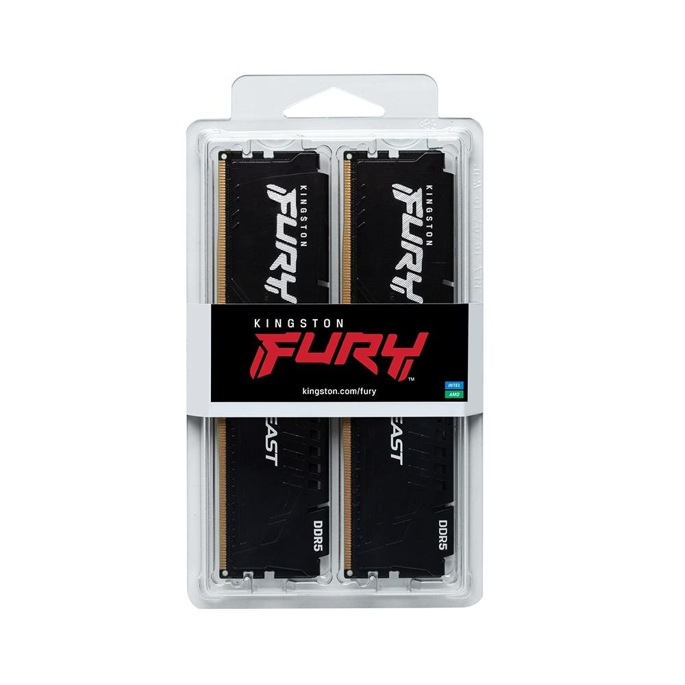 Memória Kingston Fury Beast 32GB DDR5 | KaBuM!