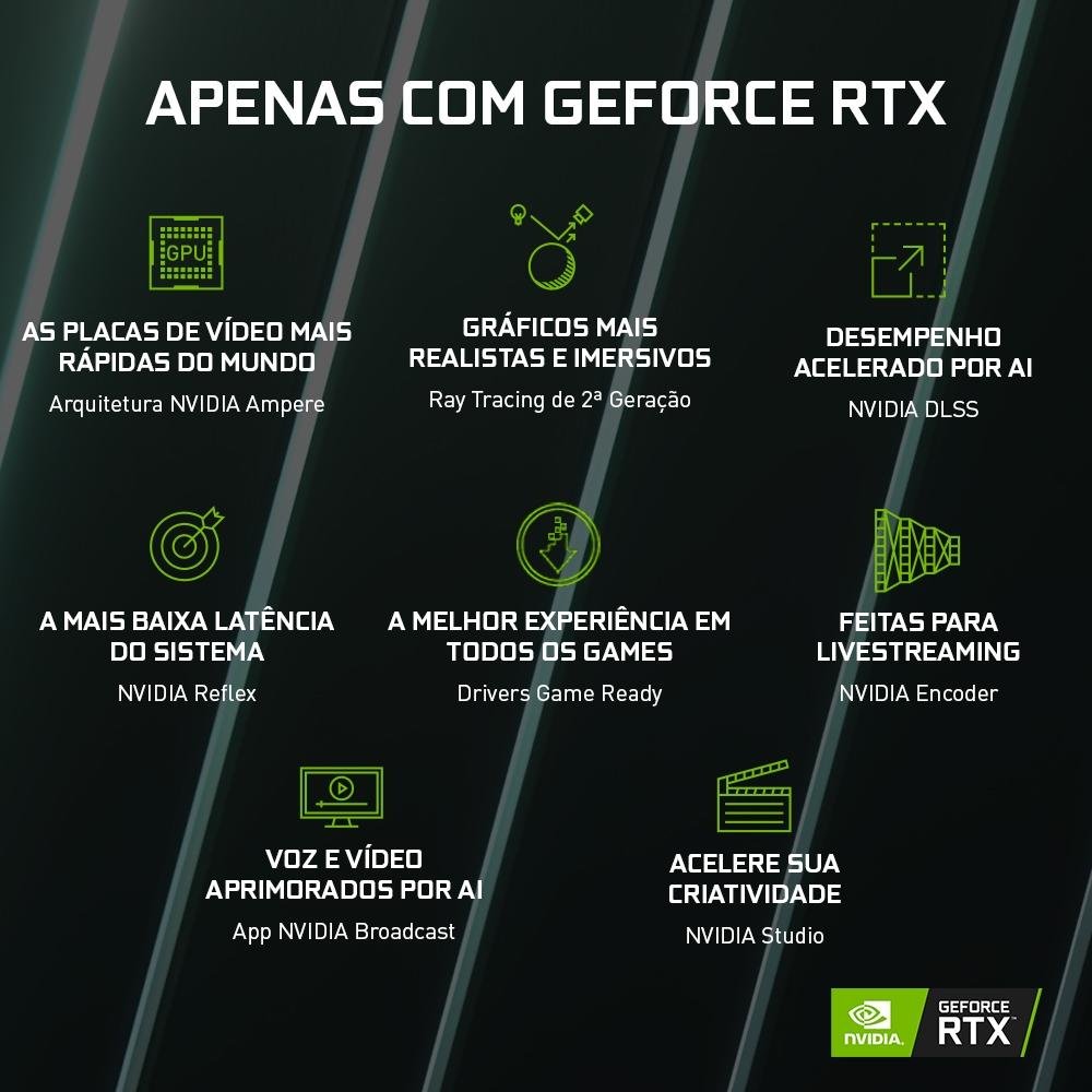 Placa de Vídeo RTX 3050 Twin Edge Zotac Gaming NVIDIA Geforce, 8GB, GDDR6, LHR, Ray Tracing, VR Ready - ZT-A30500E-10M Placa de Vídeo RTX 3050 Twin Edge Zotac Gaming NVIDIA Geforce, 8GB, GDDR6, LHR, Ray Tracing, VR Ready - ZT-A30500E-10M
