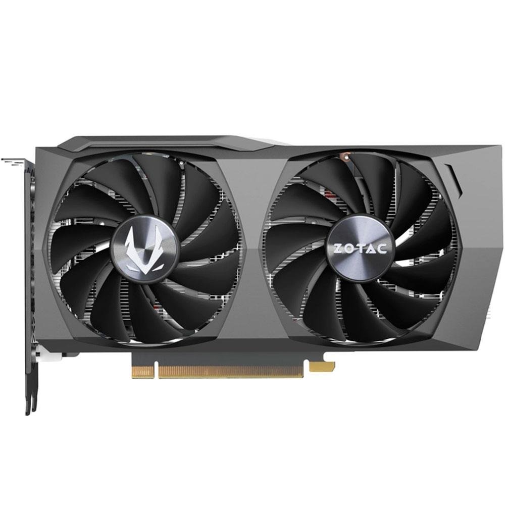 Placa de Vídeo RTX 3050 Twin Edge Zotac Gaming NVIDIA Geforce, 8GB, GDDR6, LHR, Ray Tracing, VR Ready - ZT-A30500E-10M Placa de Vídeo RTX 3050 Twin Edge Zotac Gaming NVIDIA Geforce, 8GB, GDDR6, LHR, Ray Tracing, VR Ready - ZT-A30500E-10M