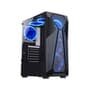 Gabinete Gamer Rise Mode X4 Glass, Barra de LED ARGB, Lateral em Vidro Fumê, Sem FANs, Preto - RM-X4-04-FB