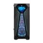 Gabinete Gamer Rise Mode X4 Glass, Barra de LED ARGB, Lateral em Vidro Fumê, Sem FANs, Preto - RM-X4-04-FB