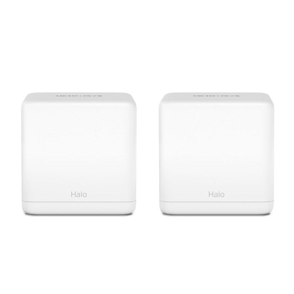 Roteador Wi-Fi Mesh Mercusys Halo H30G, Até 1300Mbps, Dual-Band, Branco - Halo H30G 2-pack Roteador Wi-Fi Mesh Mercusys Halo H30G, Até 1300Mbps, Dual-Band, Branco - Halo H30G 2-pack