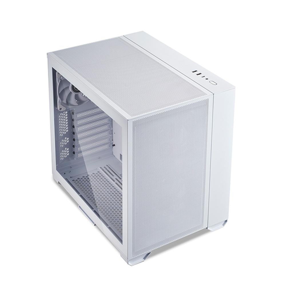 Gabinete Gamer O11 Air Mini, Lateral em Vidro Temperado, 2x Fans, Branco - O11 AM W Gabinete Gamer O11 Air Mini, Lateral em Vidro Temperado, 2x Fans, Branco - O11 AM W