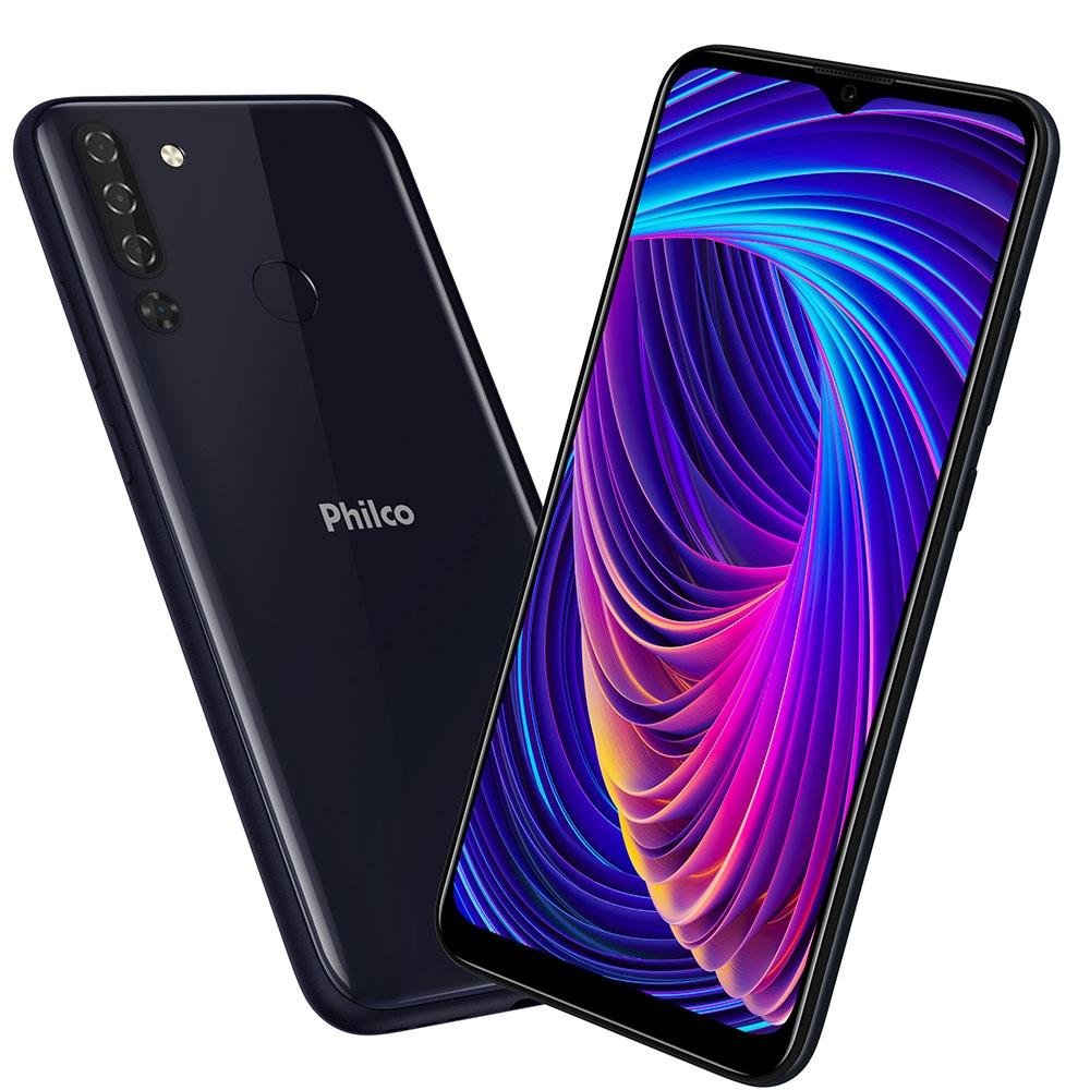 Smartphone Philco Hit P10, 4GB RAM, 128GB, Octa Core, Câmera Tripla 13MP, Tela Infinita 6.2, Dark Blue - 98253004 Smartphone Philco Hit P10, 4GB RAM, 128GB, Octa Core, Câmera Tripla 13MP, Tela Infinita 6.2, Dark Blue - 98253004