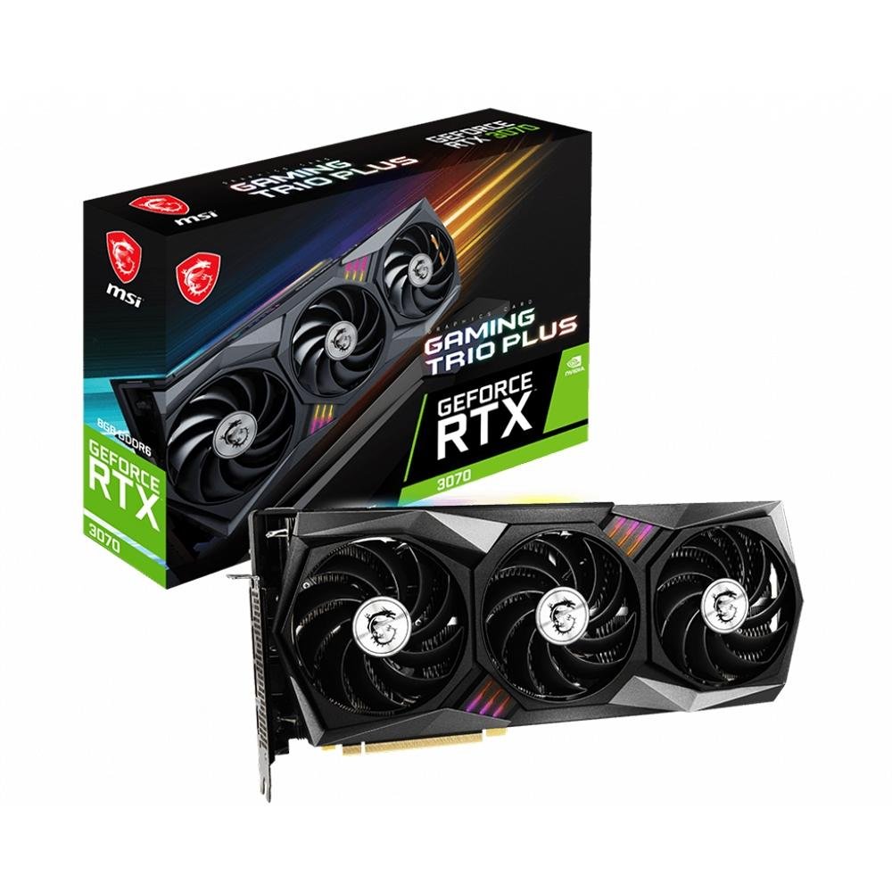 グラフィックボード・グラボ・ビデオカード MSI GeForce RTX3070 GAMING TRIO PLUS Placa de Vídeo MSI NVIDIA GeForce RTX3070 | KaBuM!
