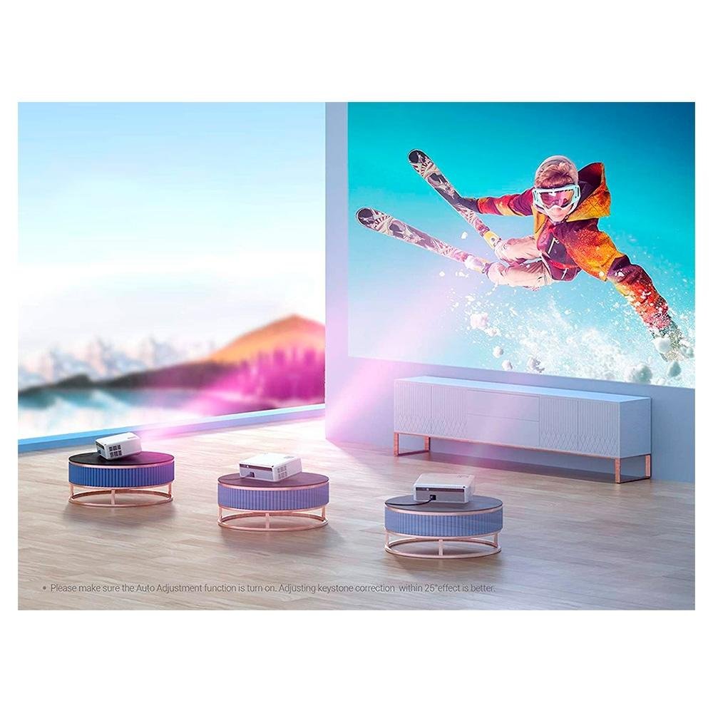 Projetor Portátil Vankyo Performance V630W, Full HD, 280 ANSI Lumens, Wifi, 5G, USB, Branco - Performance V630W