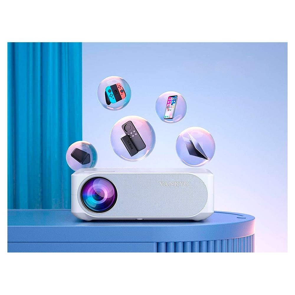 Projetor Portátil Vankyo Performance V630W, Full HD, 280 ANSI Lumens, Wifi, 5G, USB, Branco - Performance V630W