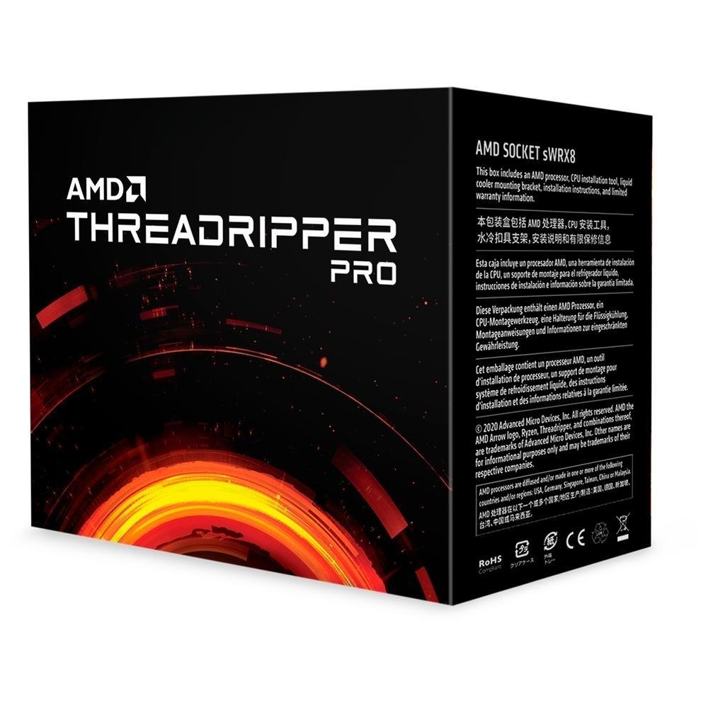 Processador AMD Ryzen Threadripper Pro 5975WX, Cache 128MB, 32 Núcleos, SP3 WOF - 100-100000445WOF