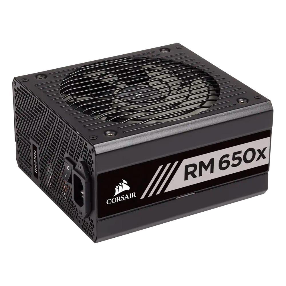 Fonte Corsair RMx Series RM650x, 650W, 80 Plus Gold, Modular, Sem Cabo, Preto - CP-9020178-NA Fonte Corsair RMx Series RM650x, 650W, 80 Plus Gold, Modular, Sem Cabo, Preto - CP-9020178-NA