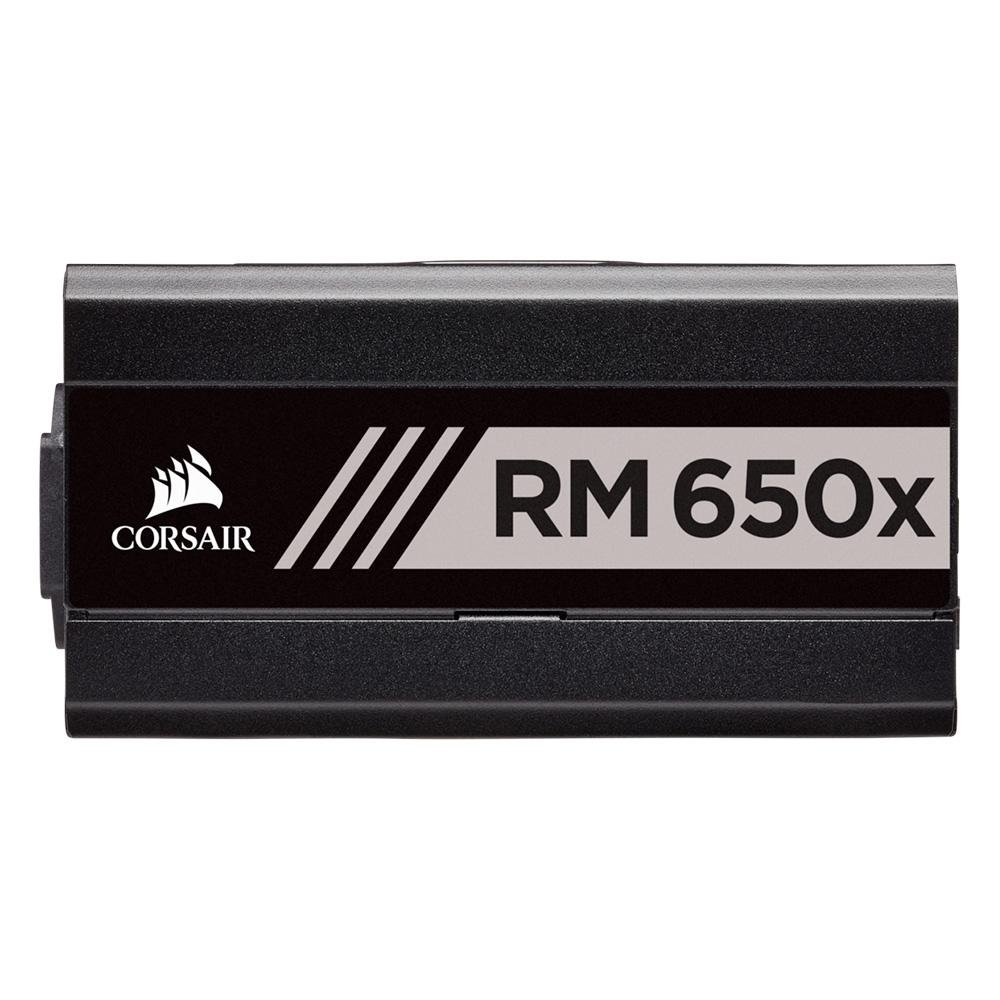 Fonte Corsair RMx Series RM650x, 650W, 80 Plus Gold, Modular, Sem Cabo, Preto - CP-9020178-NA Fonte Corsair RMx Series RM650x, 650W, 80 Plus Gold, Modular, Sem Cabo, Preto - CP-9020178-NA