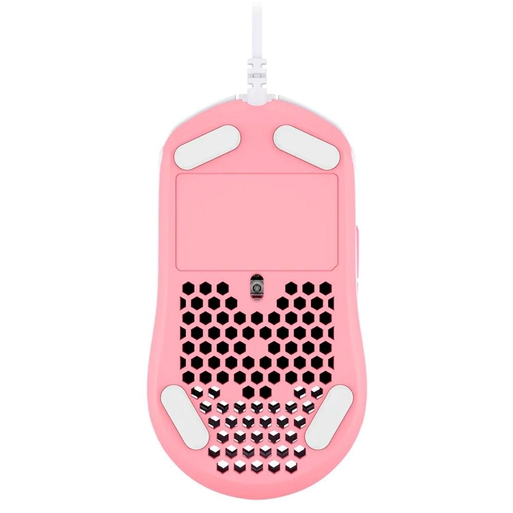 Mouse Gamer HyperX Pulsefire Haste, RGB, 16000 DPI, White / Pink -  HMSH1-A-WT/G - 4P5E4AA