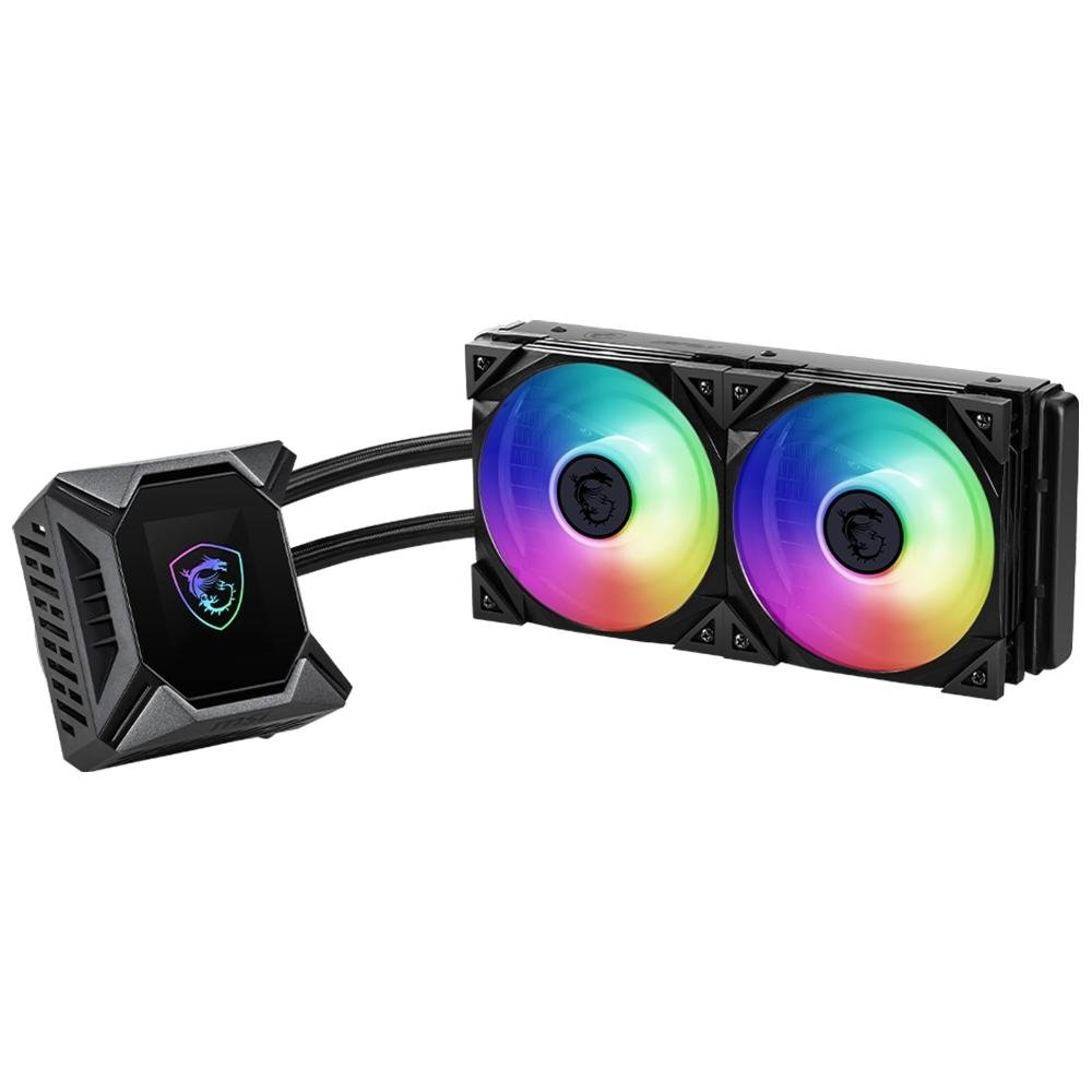 Water Cooler MSI MPG Coreliquid, RGB, 240mm, AMD/Intel, Preto - K240 V2 Water Cooler MSI MPG Coreliquid, RGB, 240mm, AMD/Intel, Preto - K240 V2