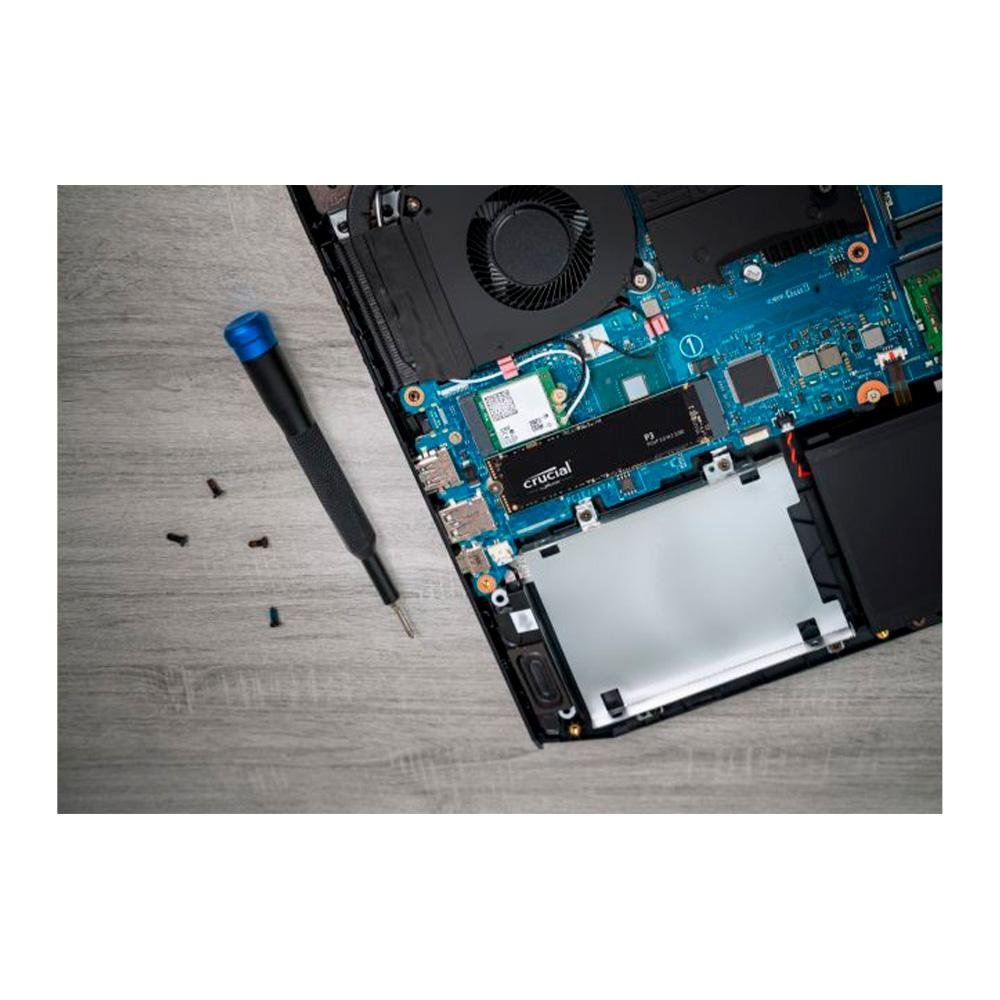 SSD Crucial P3, 2TB, 3D NAND | KaBuM!