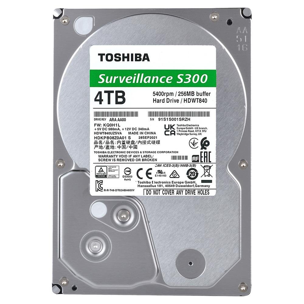 サフランライスさん専用TOSHIBA 4TB & HGST 4TB HDD HD Toshiba Surveillance S300, 4TB | KaBuM!