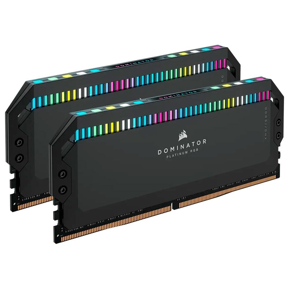 Memória Corsair Dominator Platinum RGB, 32GB (2x 16GB), 5200MHz