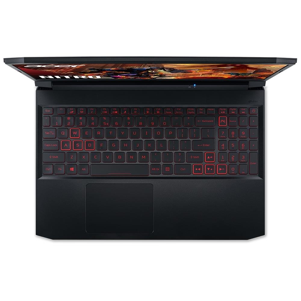 Notebook Gamer Acer Nitro 5 Intel Core i7-11800H, 8GB RAM, GeForce GTX 1650, SSD 512GB, 15.6" FHD, Win 11, Preto - AN515-57-740K Notebook Gamer Acer Nitro 5 Intel Core i7-11800H, 8GB RAM, GeForce GTX 1650, SSD 512GB, 15.6" FHD, Win 11, Preto - AN515-57-740K