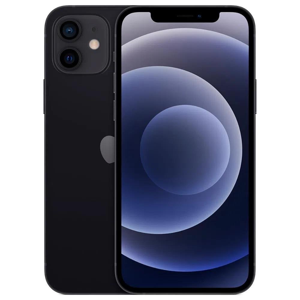 Iphone 12 64GB Preto MGJ53BR/A | KaBuM!