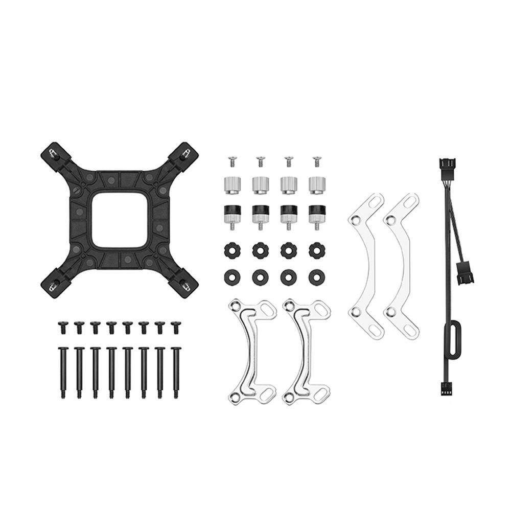 Water Cooler Deepcool LE500 Rainbow, LED, 240mm, Intel e AMD, Preto - R-LE500-BKLNMC-G-1