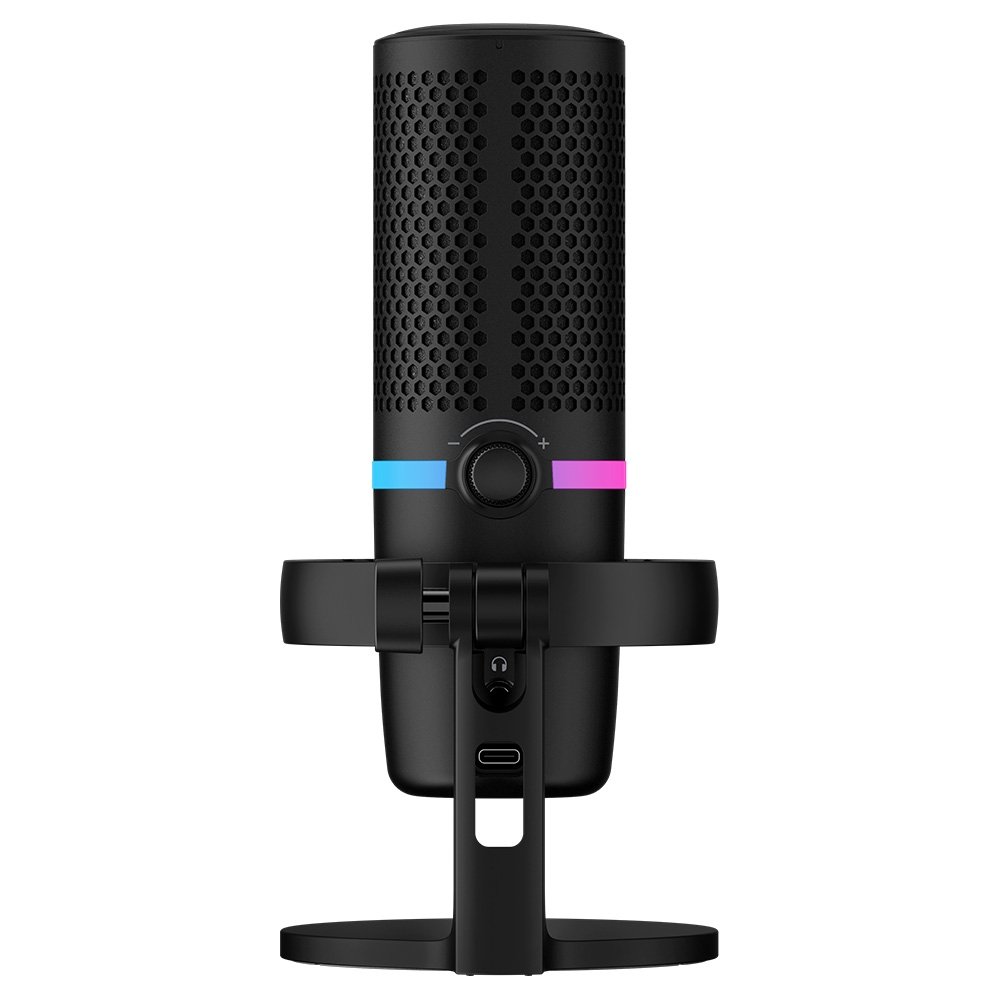 Microfone HyperX DuoCast Black Podcast | KaBuM!