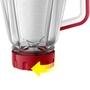 Liquidificador Philips Walita Série 5000, 1200W, 110V, 5 Velocidades, Vermelho - RI2240/41