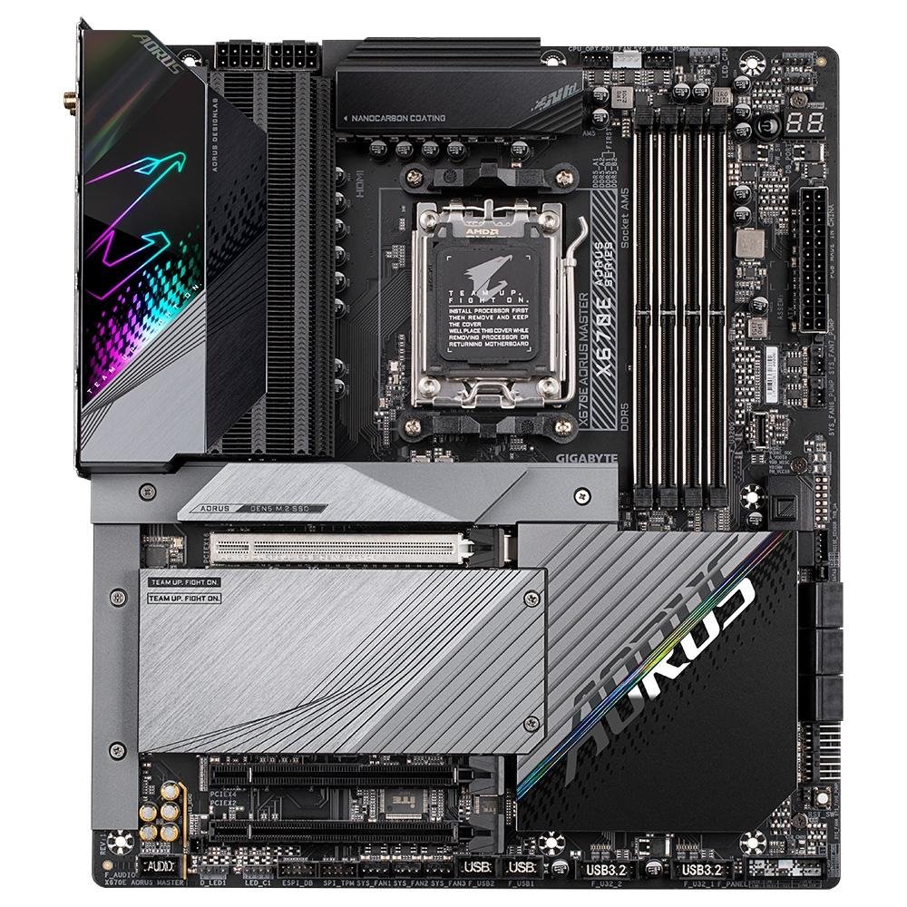 Placa-Mãe Gigabyte X670E Aorus Master | KaBuM!