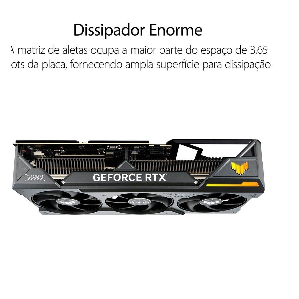 Placa de Vídeo RTX 4080 TUF OC Edition Asus NVIDIA | KaBuM!