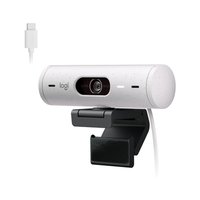 Webcam Logitech Brio 500 Rosa Full HD | KaBuM!