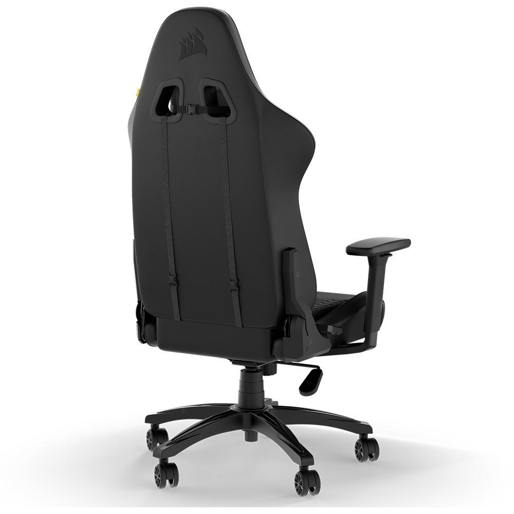 Cadeira Gamer Corsair TC100 Relaxed Leatherette, Até 120Kg, Com Almofadas, Reclinável, Cilindro de Gás Classe 4, Preto - CF-9010050-WW - view 6