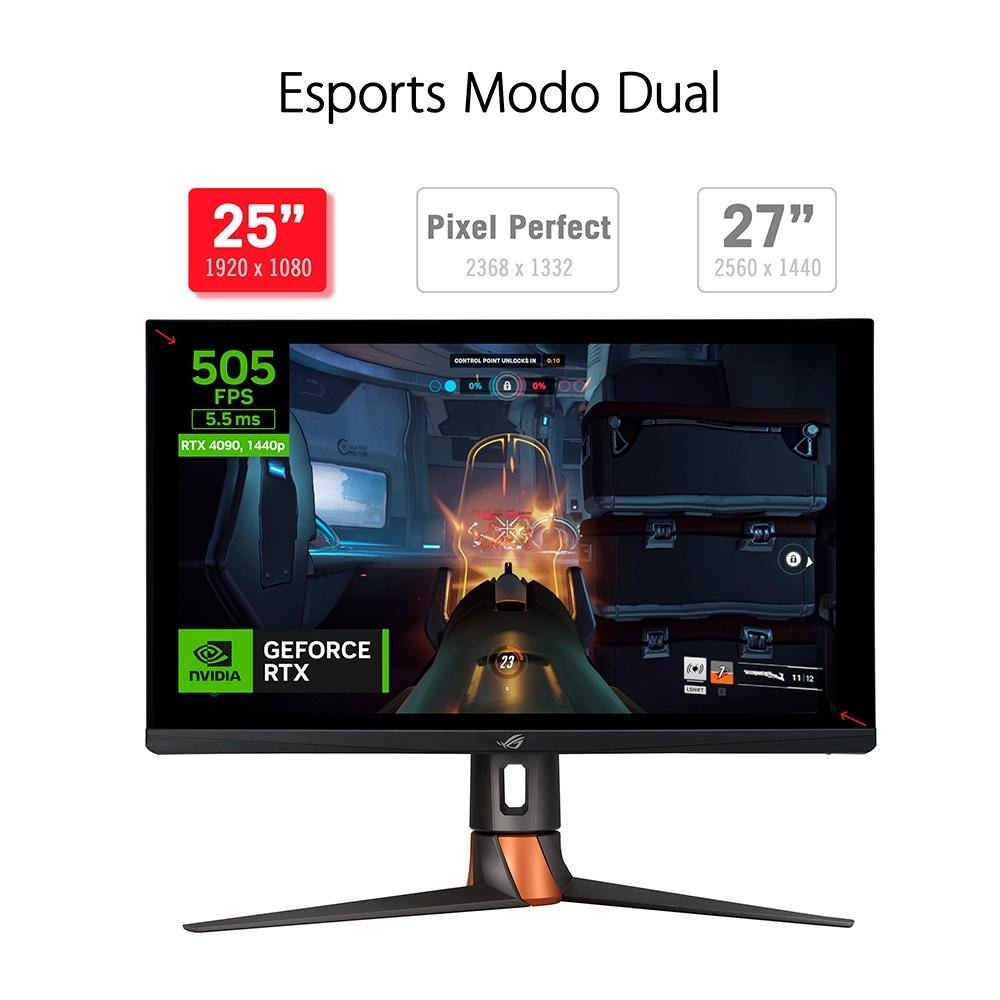 Monitor Asus ROG Swift 27, 360Hz, 1ms | KaBuM!