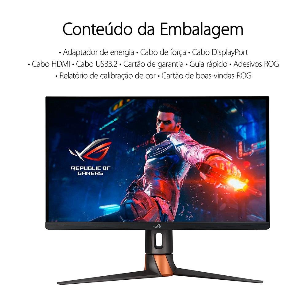 ASUS ROG PG27AQNゲーミングモニター wqhd 360hz ASUS ROG Swift 360Hz 68.6 cm 1440P HDR Monitor de jogos