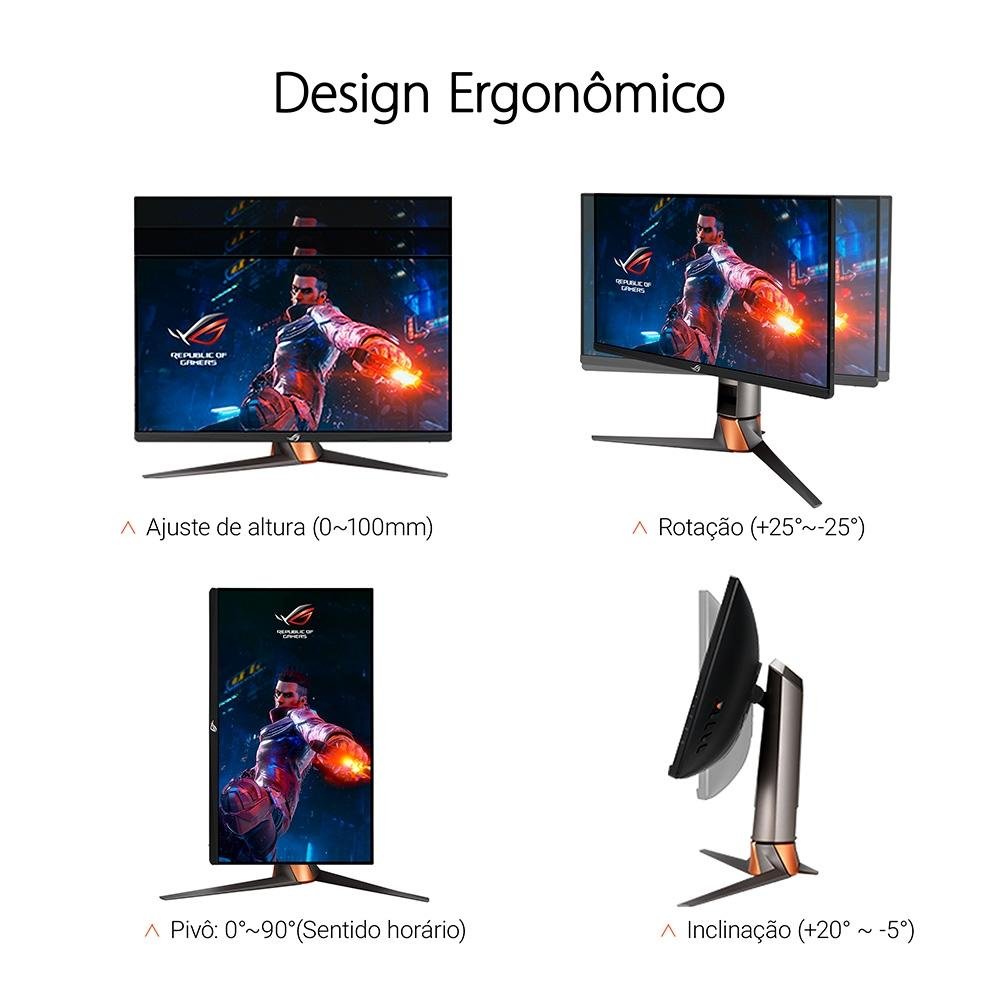 Monitor Asus ROG Swift 27, 360Hz, 1ms | KaBuM!