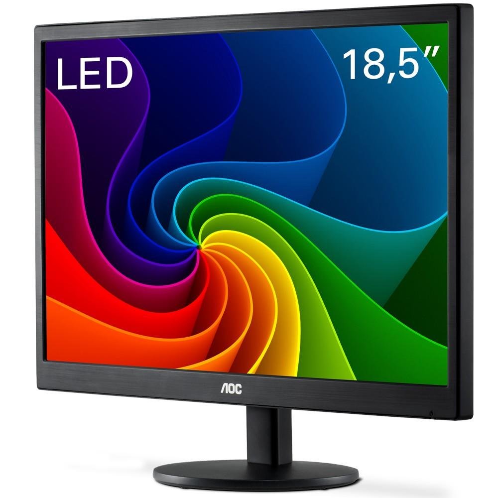 Monitor AOC LED 18.5´ Widescreen, VGA - E970SWNL