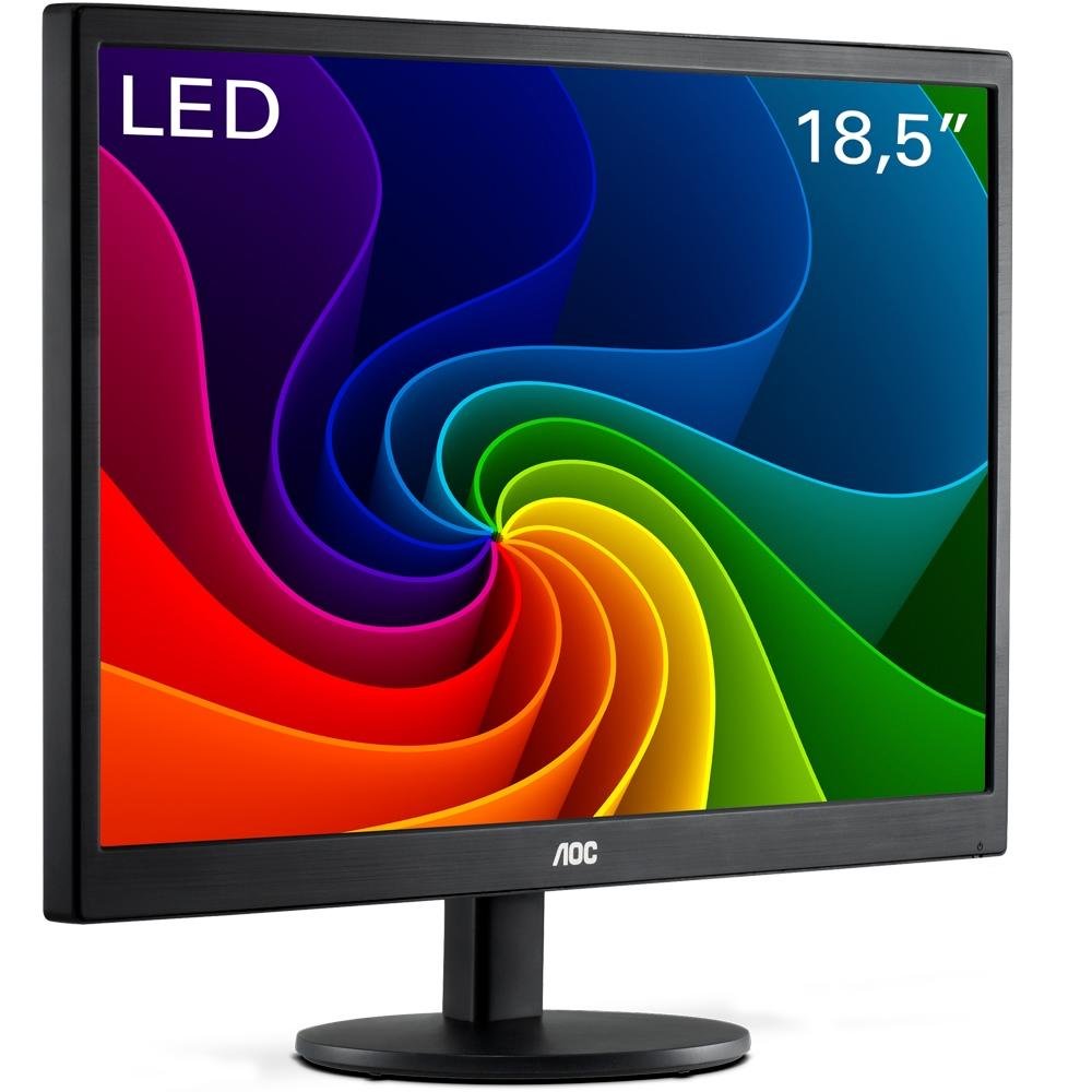 Monitor AOC LED 18.5´ Widescreen, VGA - E970SWNL