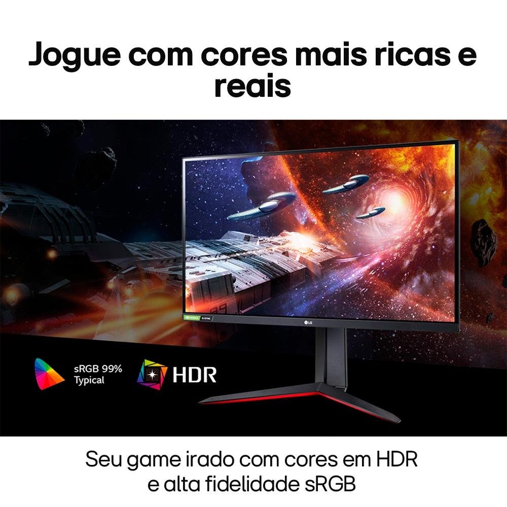 Monitor Gamer LG UltraGear 27 Full HD | KaBuM!