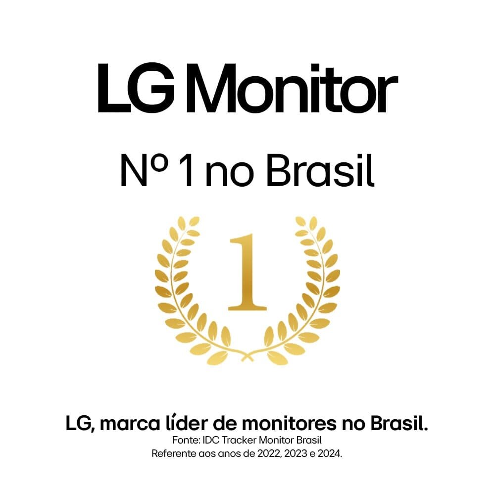 Monitor Gamer LG UltraGear 27" Full HD, 144Hz, 1ms, IPS, HDMI e DP, HDR 10, 99% sRGB, FreeSync Premium, VESA, Preto - 27GN65R