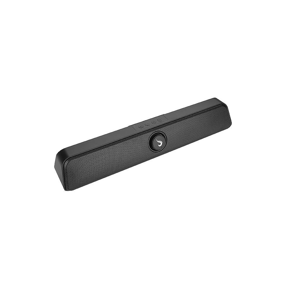 Caixa de Som Gamer Rise Mode Aura Sound S6, RGB Rainbow, Bluetooth, 5W*2, Preto - RM-SP-06-RGB