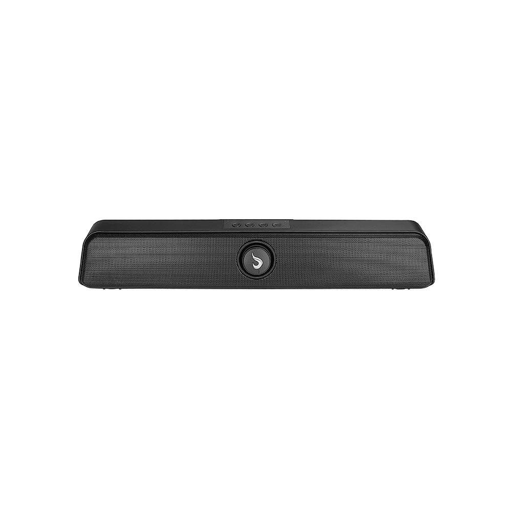 Caixa de Som Gamer Rise Mode Aura Sound S6, RGB Rainbow, Bluetooth, 5W*2, Preto - RM-SP-06-RGB