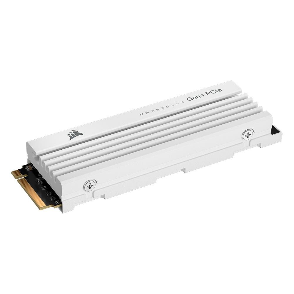 SSD Corsair MP600 PRO LPX, 2TB, PCIe Gen 4.0 x4 NVMe M.2, Leitura: 7100MB/s e Gravação: 6800MB/s, Branco - CSSD-F2000GBMP600PLPW