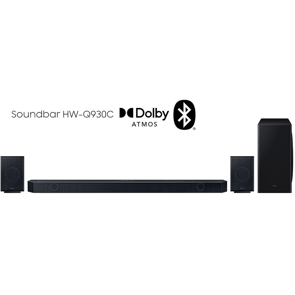 Soundbar Samsung HW-Q930C, Bluetooth, Wireless Dolby Atmos, Sincronia Sonora e Alexa Integrado, 9.1.4 Canais - HW-Q930C/ZD Soundbar Samsung HW-Q930C, Bluetooth, Wireless Dolby Atmos, Sincronia Sonora e Alexa Integrado, 9.1.4 Canais - HW-Q930C/ZD