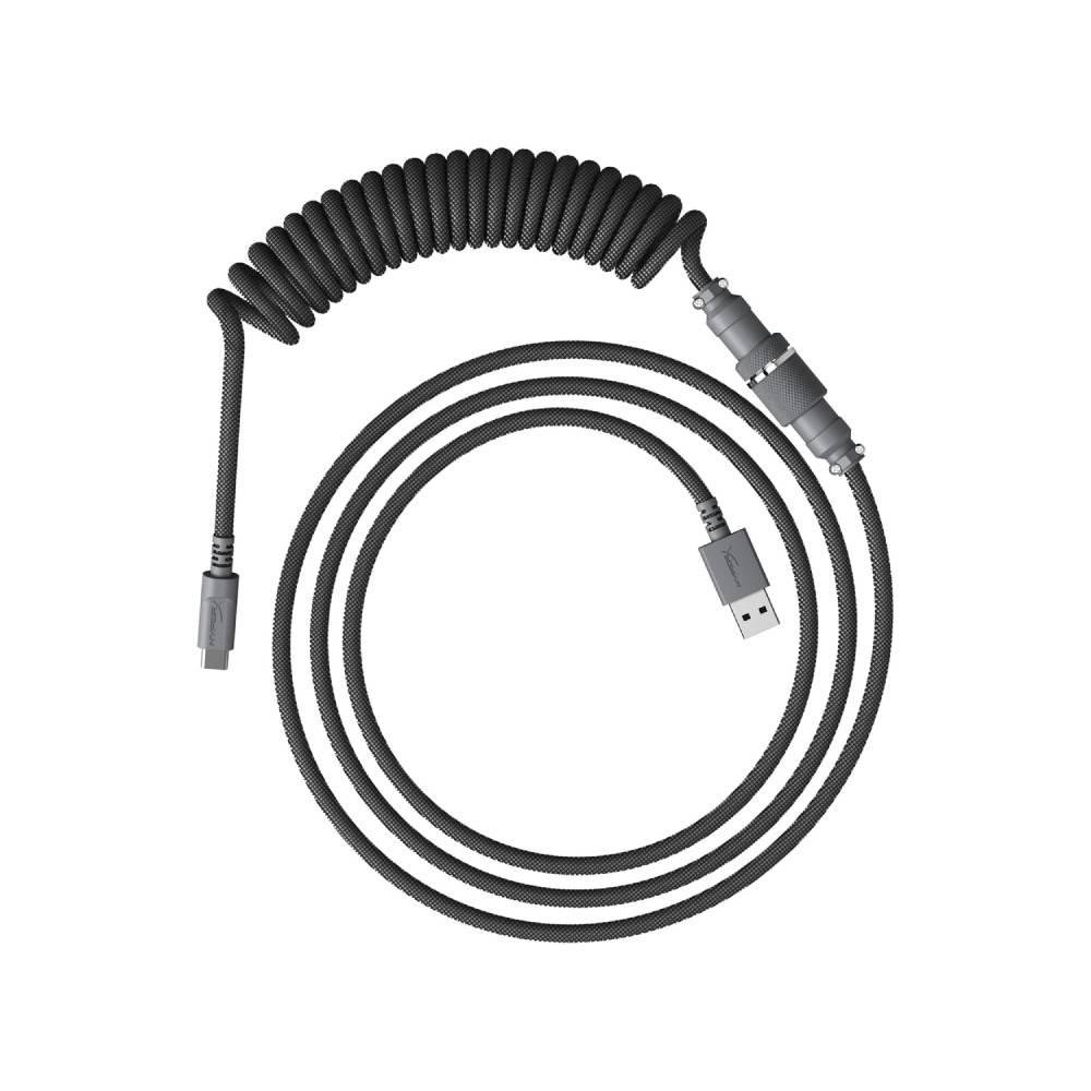 Cabo em Espiral para Teclado HyperX | KaBuM!