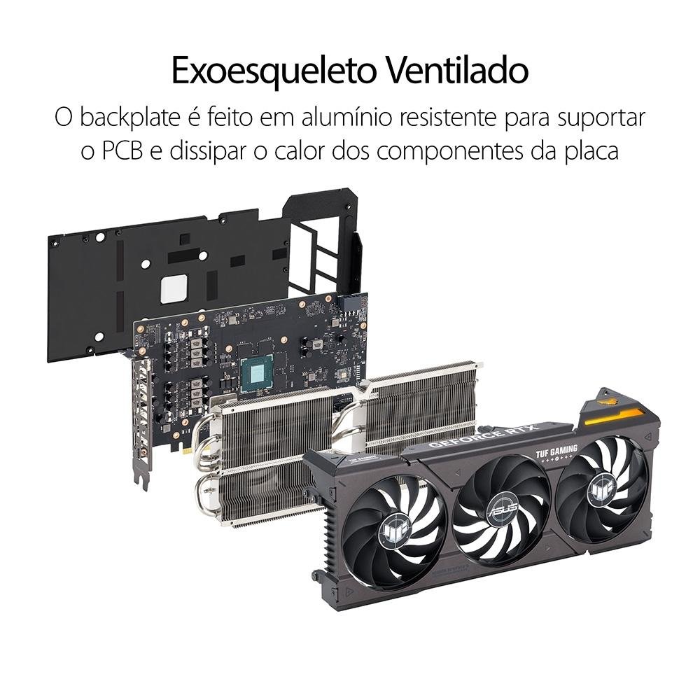 Placa de Vídeo RTX 4060 Ti OC Asus TUF Gaming NVIDIA | KaBuM!