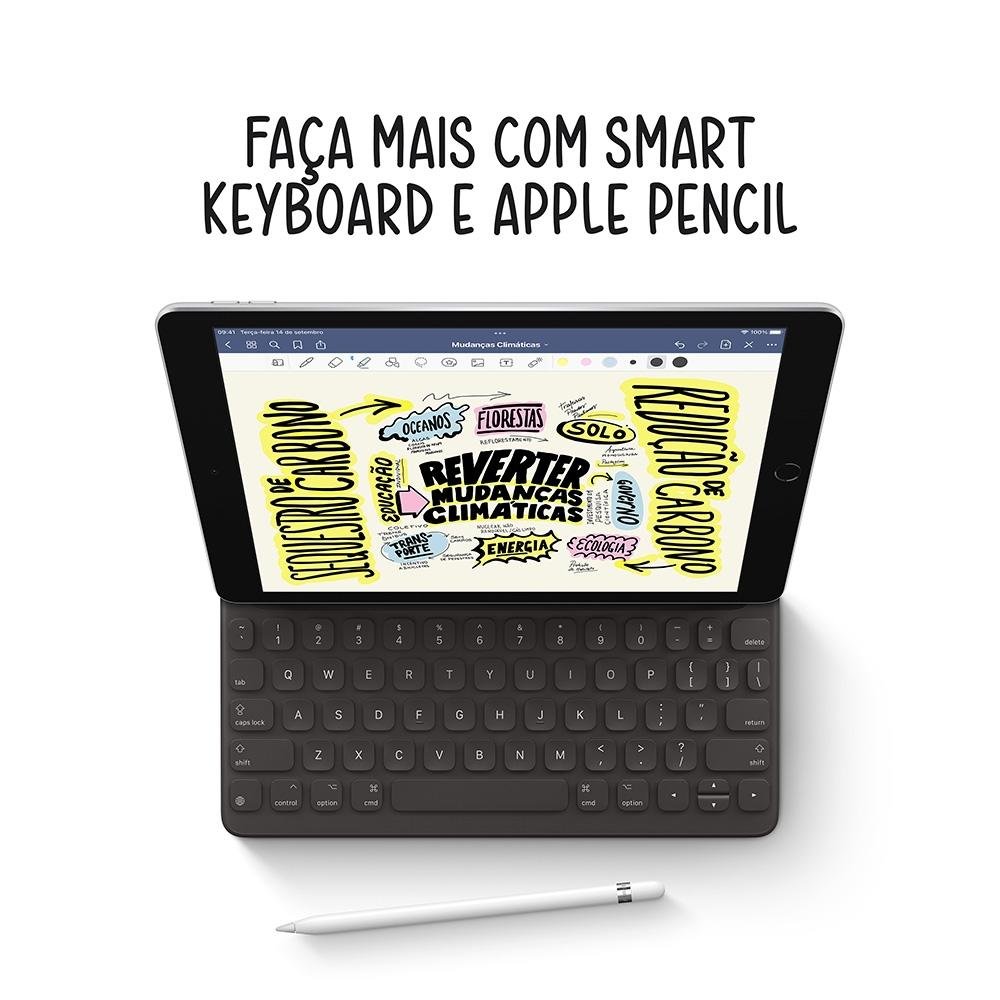 Apple iPad 10.2 9ª Geração, A13 Bionic, Wi-Fi