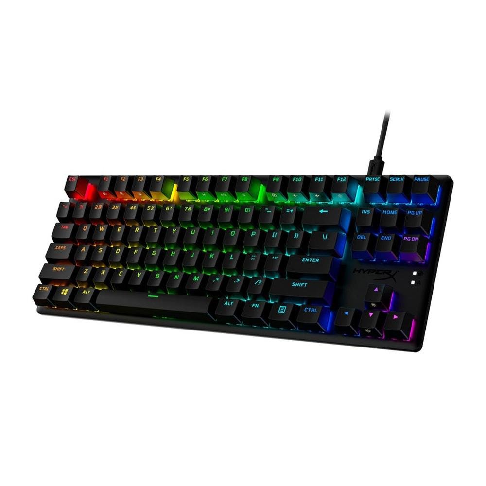 Teclado Mecânico Gamer HyperX Alloy Origins Core PBT, RGB, Switch Red, 100% anti-ghosting e N-key rollover - 639N7AA#AC4 Teclado Mecânico Gamer HyperX Alloy Origins Core PBT, RGB, Switch Red, 100% anti-ghosting e N-key rollover - 639N7AA#AC4