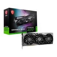 Placa de Vídeo RTX 4070 TI Gaming X Slim 12G MSI NVIDIA GeForce 12GB GDDR6X G-Sync DLSS Ray Tracing