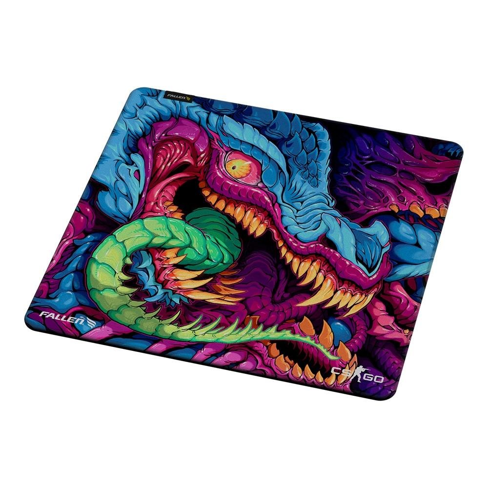 Mousepad Gamer Fallen Cs:go Hyper Beast, Speed+, Grande 450x450mm - MP-CS-HB-SM-GR