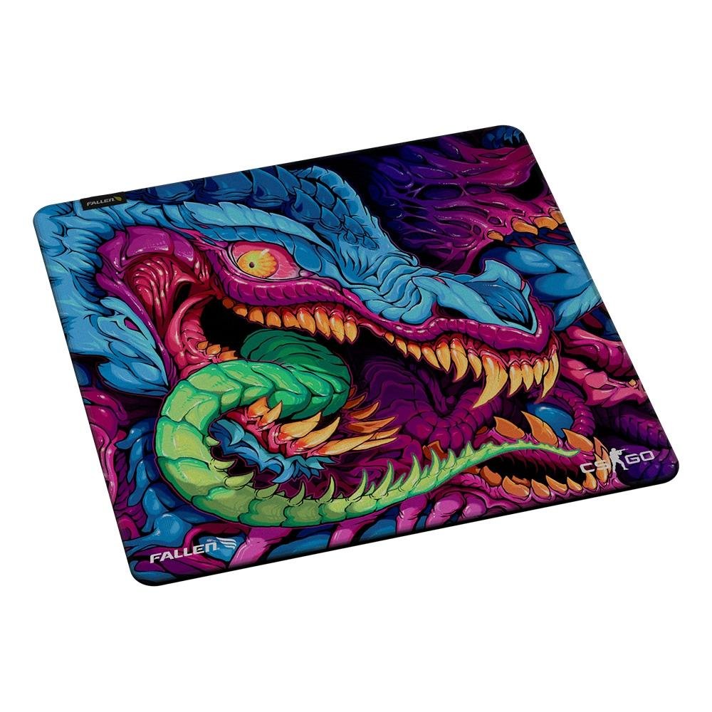 Mousepad Gamer Fallen Cs:go Hyper Beast, Speed+, Grande 450x450mm - MP-CS-HB-SM-GR