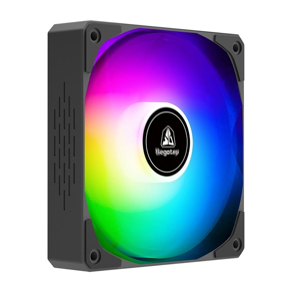 Ventoinha Segotep Bezer 12, 120mm, ARGB, Preto - SEG-FAN-BEZ12B-WW Ventoinha Segotep Bezer 12, 120mm, ARGB, Preto - SEG-FAN-BEZ12B-WW